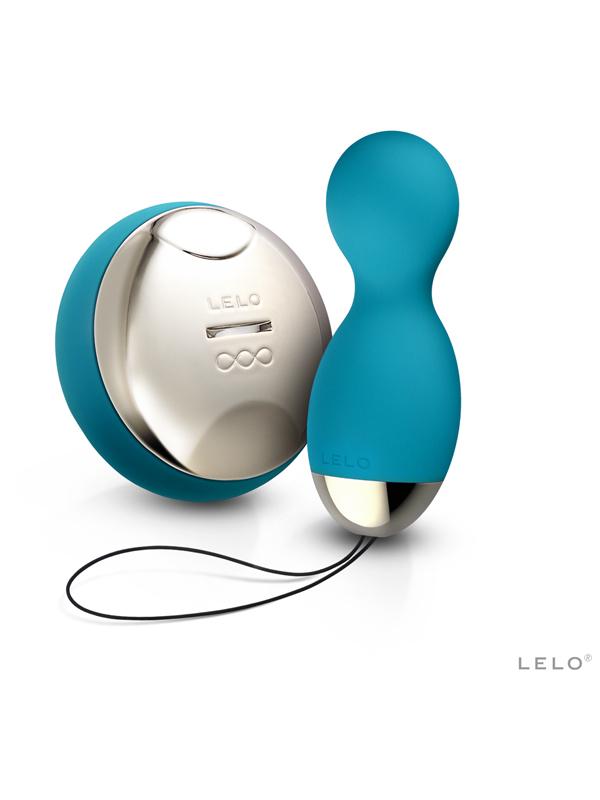Lelo Hula Beads Vibrator Remote Controlled 8 Stimulation Modes 100% Rechargeable - Ocean Blue Lelo